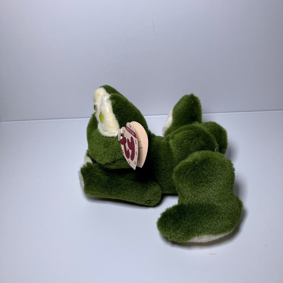 Ty Attic Treasures Prince Frog 1993 Collectible Stuffed Animal  Jointed Legs - Picture 3 of 6